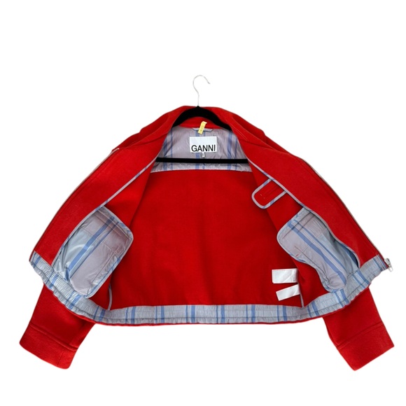 GANNI WOOL WIDE COLLAR JACKET - Picture 5 of 5